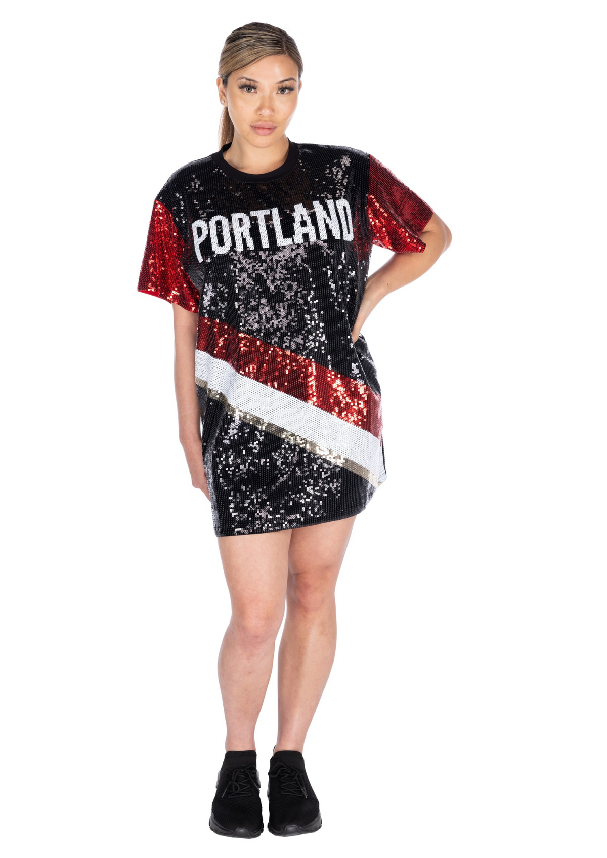 Portland Basketball Sequin Dress