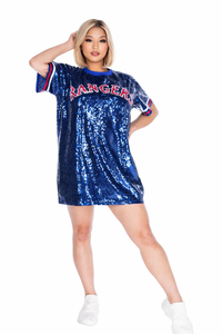 Texas Baseball Sequin Dress