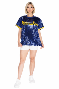 Milwaukee Baseball Sequin Shirt