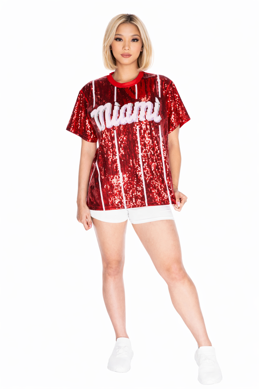 Miami Baseball Sequin Shirt