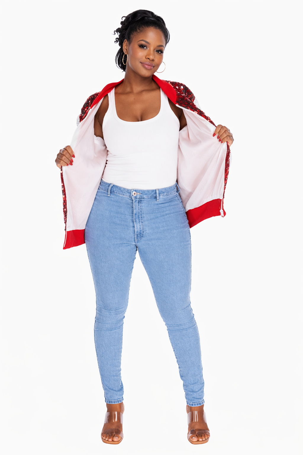 Washington Baseball Sequin Jacket