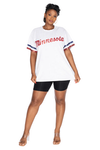 Minnesota Baseball Sequin Shirt