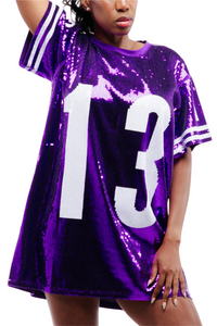 SWIFT Jersey Dress - Purple