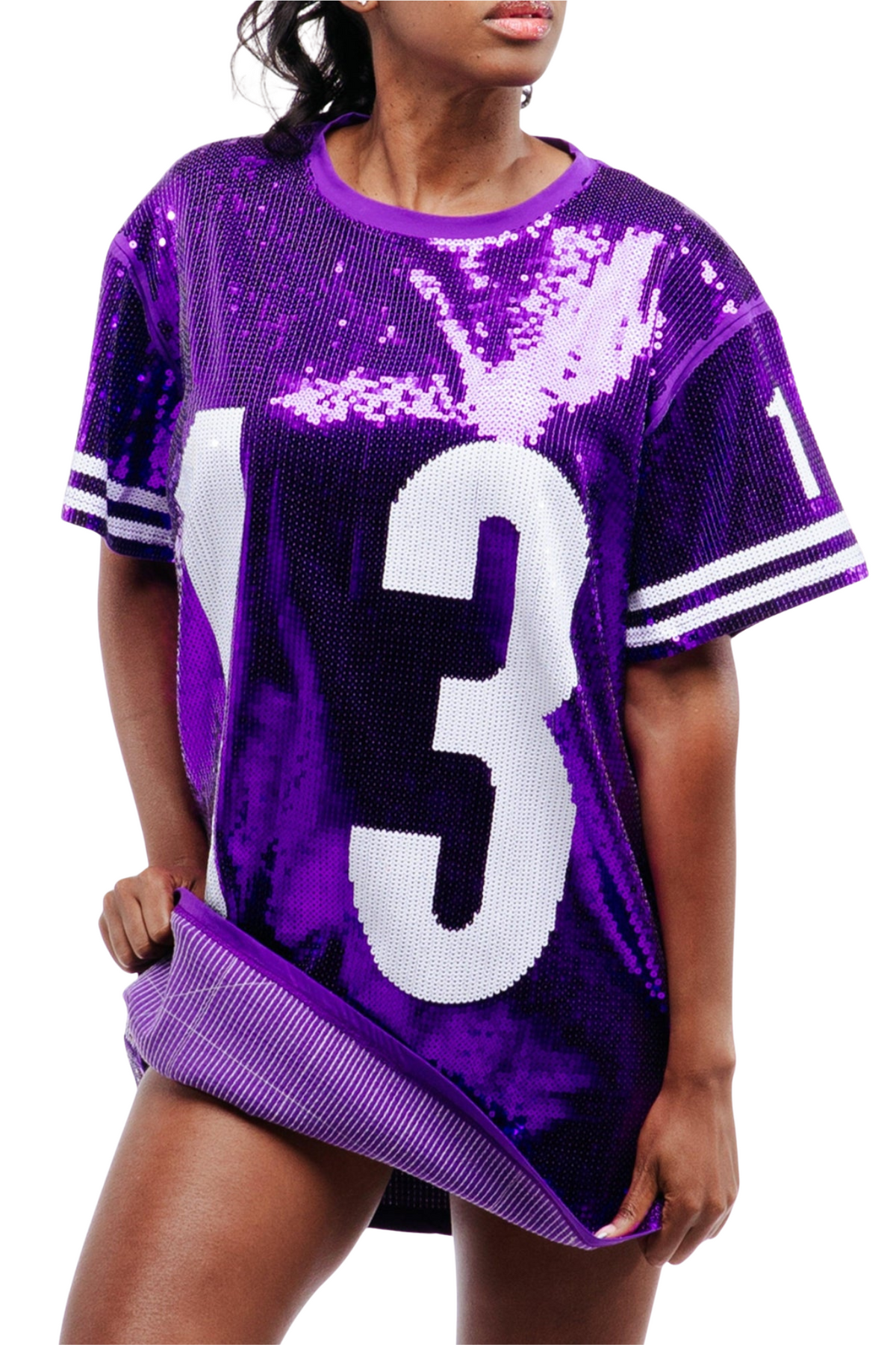 purple jersey dresses SWIFT Jersey Dress
