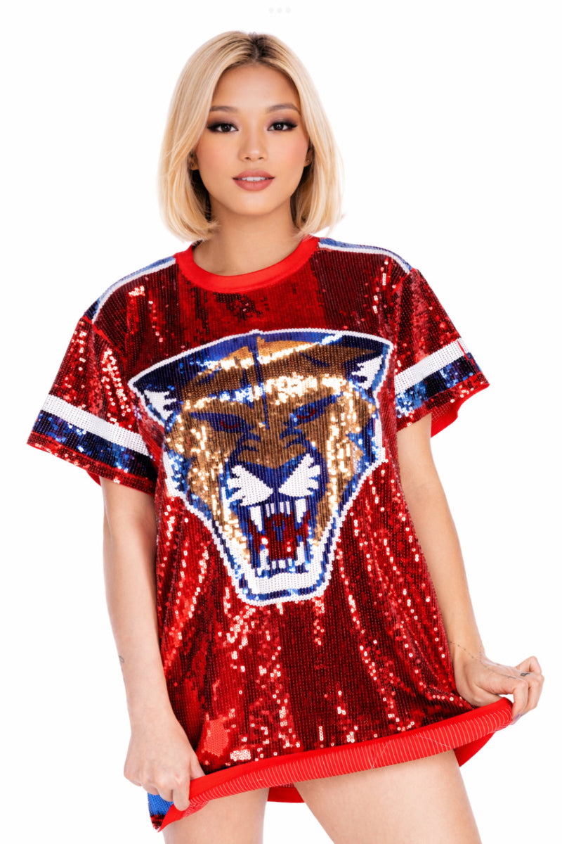 Florida Hockey Sequin Dress