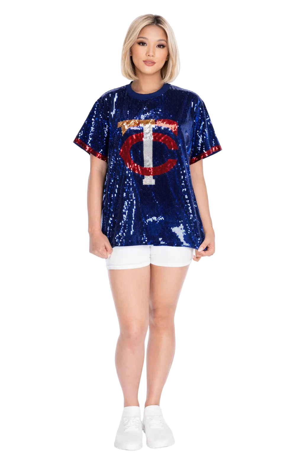 Cleveland Baseball Sequin Shirt
