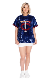 Cleveland Baseball Sequin Shirt