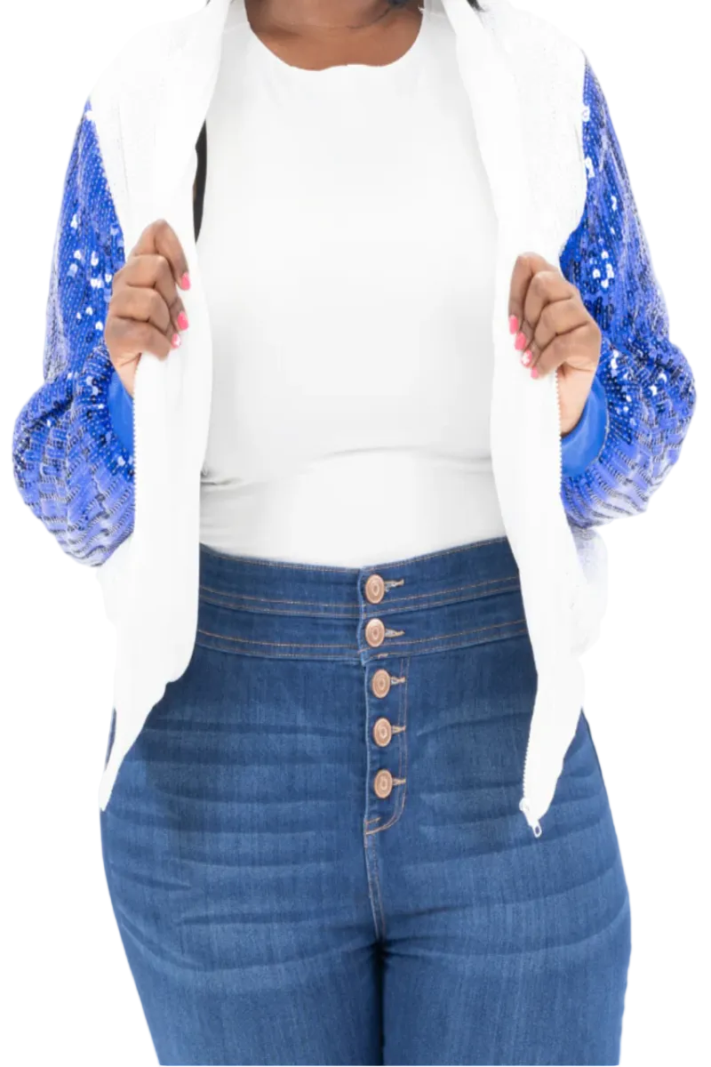New York Hockey Sequin Jacket
