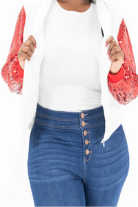 Detroit Hockey Sequin Jacket