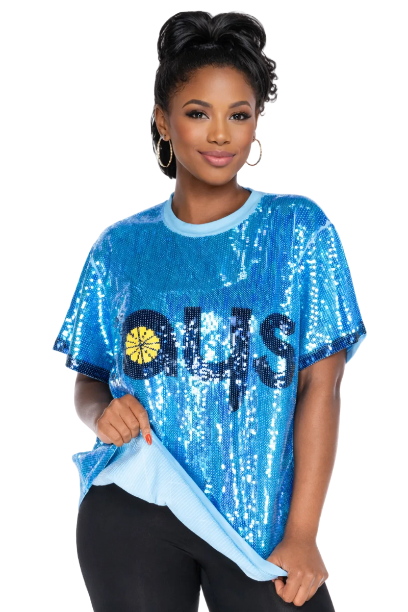 Tampa Bay Baseball Sequin Shirt