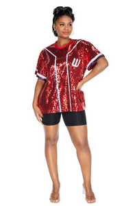Washington Baseball Sequin Shirt