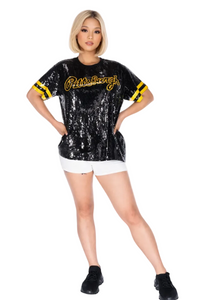Pittsburgh Baseball Sequin Shirt
