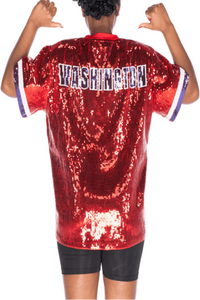 Washington Baseball Sequin Shirt