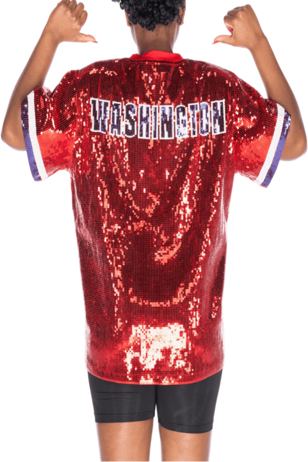 Washington Baseball Sequin Shirt