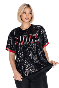 Cincinnati Baseball Sequin Shirt