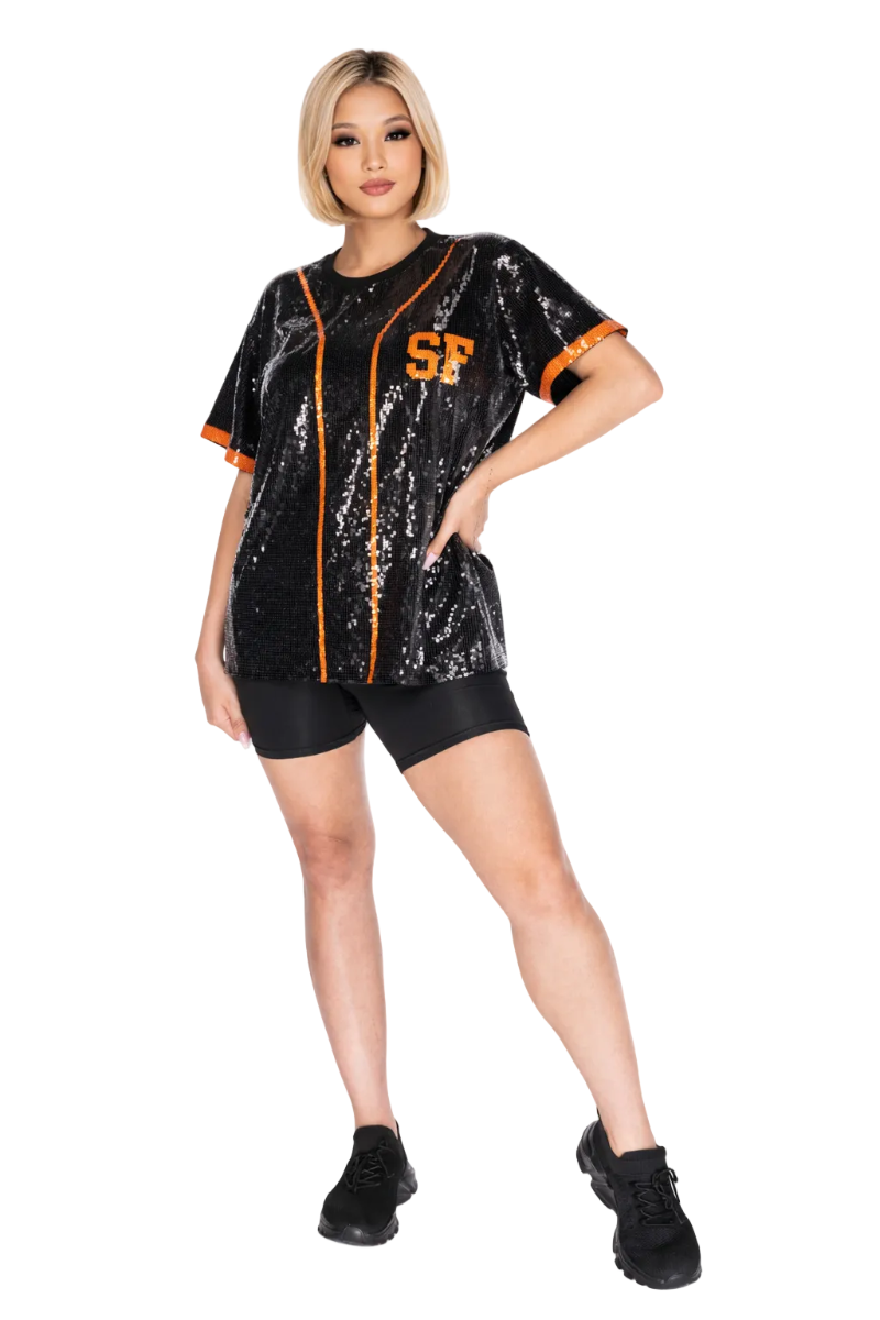 San Francisco Baseball Sequin Shirt