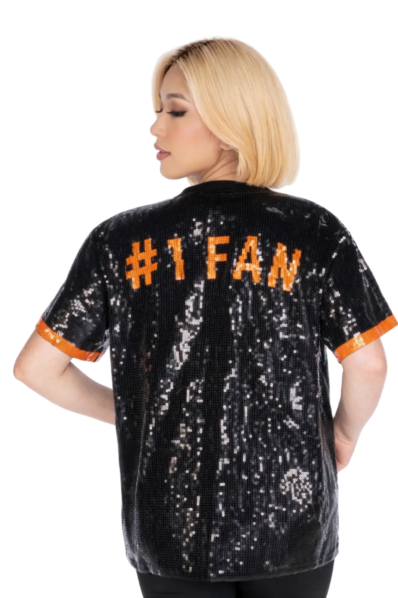San Francisco Baseball Sequin Shirt