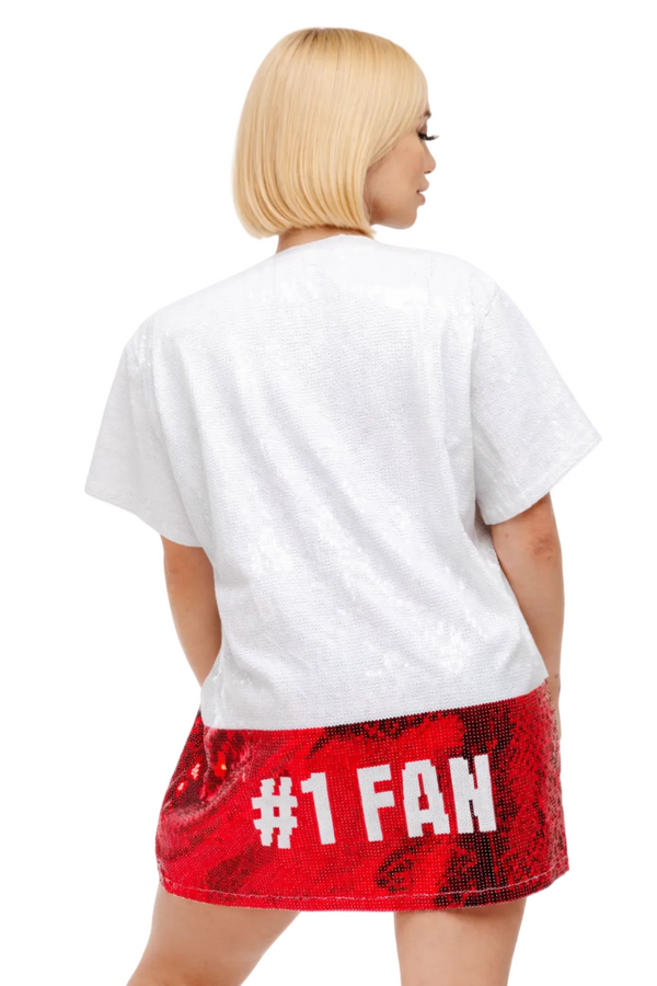 Atlanta Baseball Sequin Dress