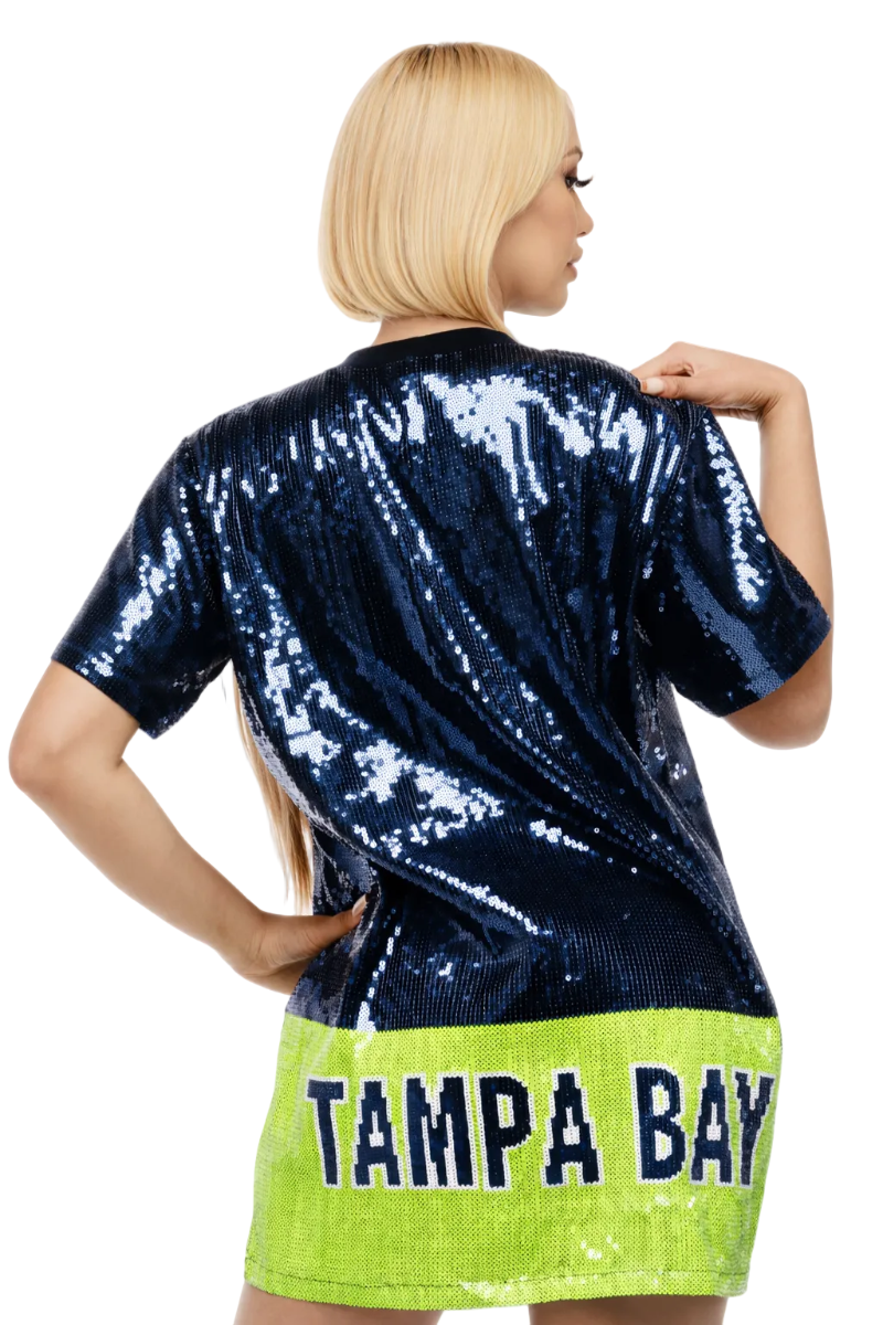 Tampa Bay Baseball Sequin Dress