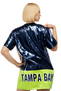 Tampa Bay Baseball Sequin Dress