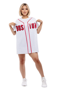 Boston Baseball Sequin Dress