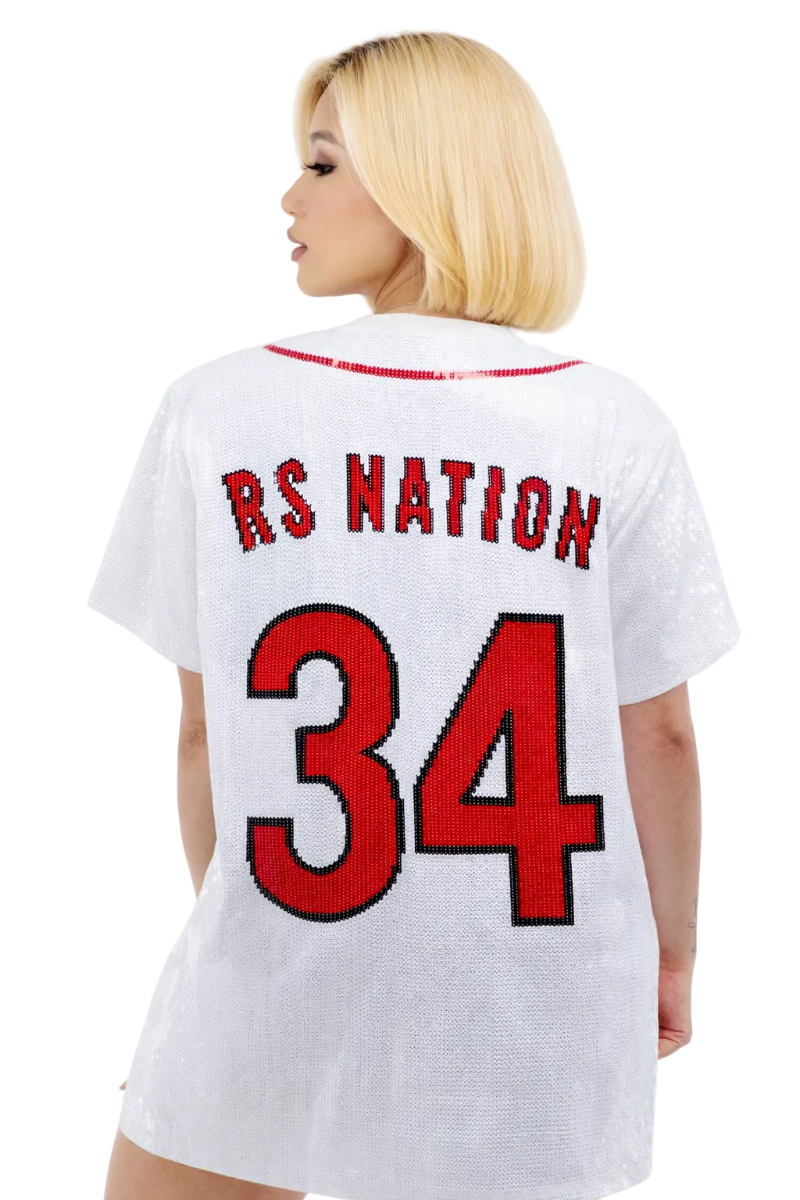 Boston Baseball Sequin Dress
