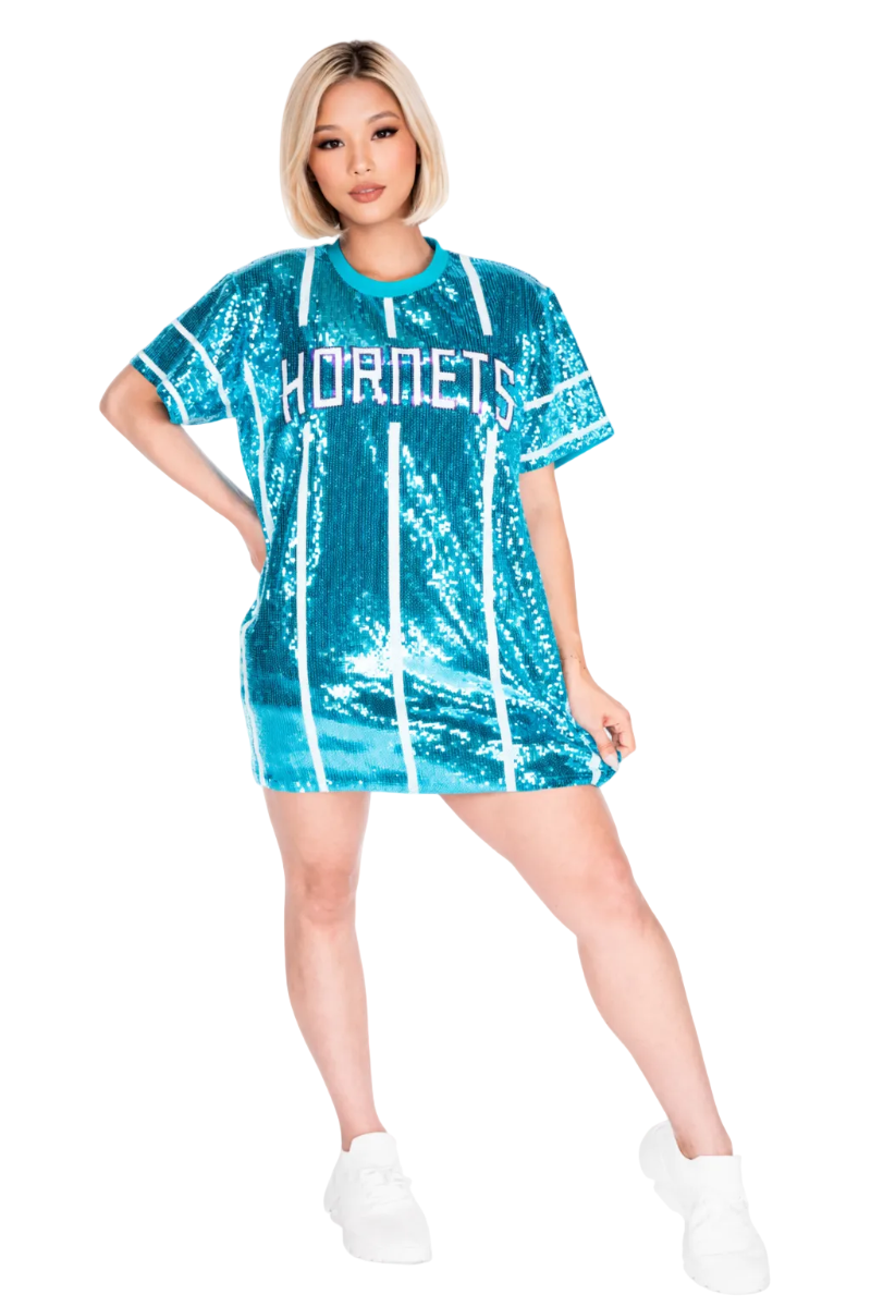 Charlotte Basketball Sequin Dress