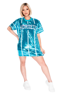 Charlotte Basketball Sequin Dress