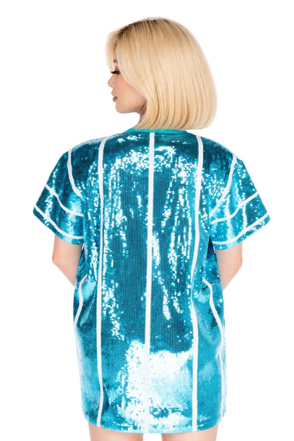 Charlotte Basketball Sequin Dress