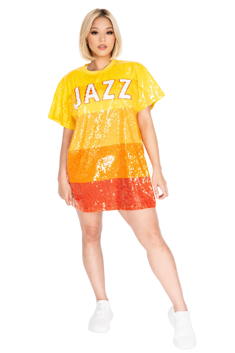 sequin basketball dress Customized Sequin Jersey Dance Costume Jersey Dress Glitter Basketball Curve Mini Black at Amazon Women's Clothing store