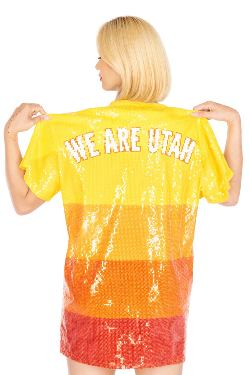 Utah Basketball Sequin Dress