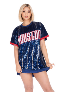 Houston Basketball Sequin Dress