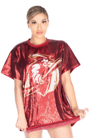 Cleveland Basketball Sequin Dress