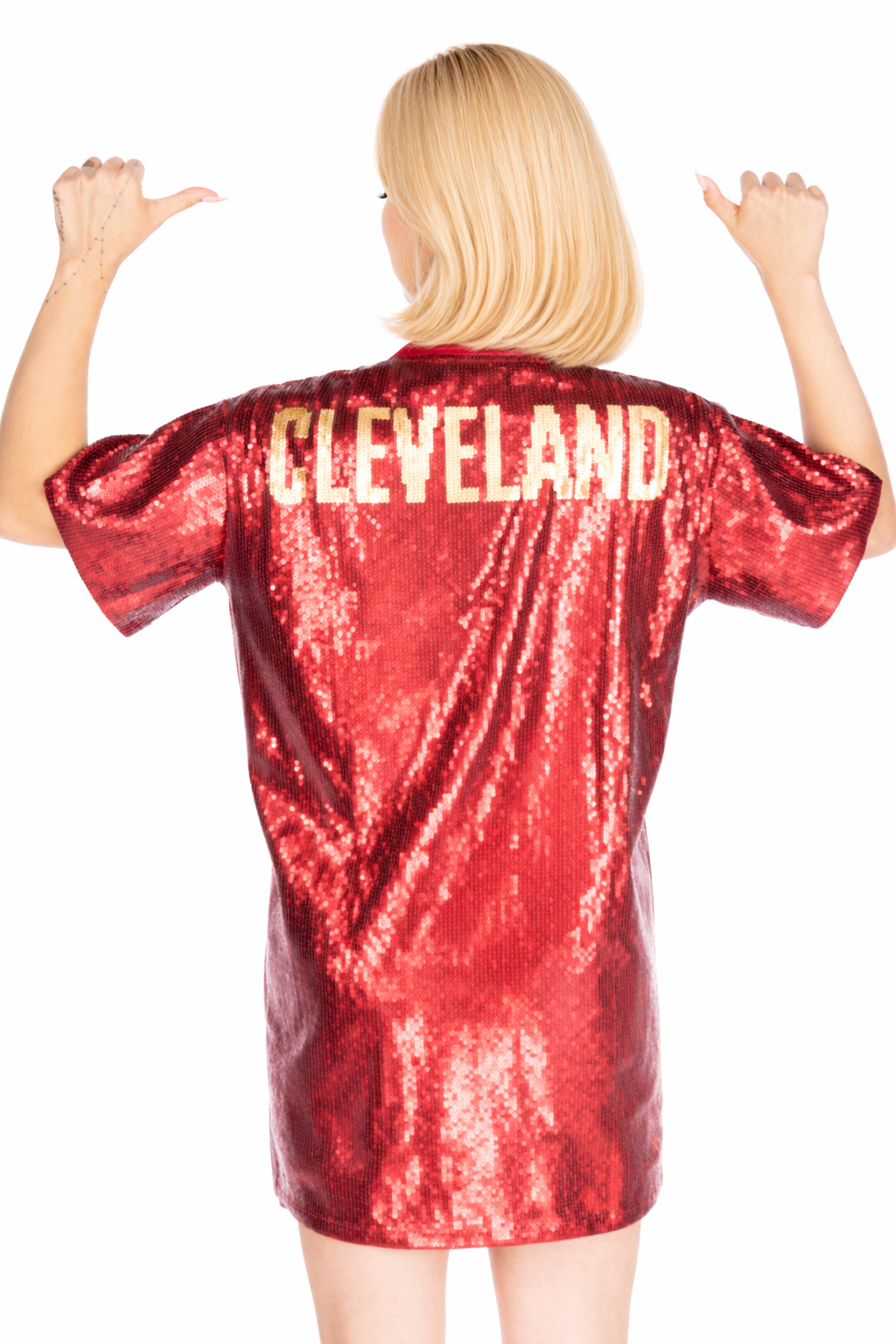 Cleveland Basketball Sequin Dress