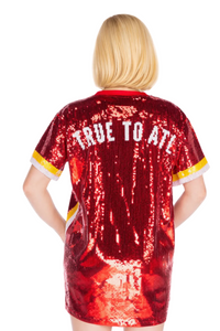 Atlanta Basketball Sequin Dress