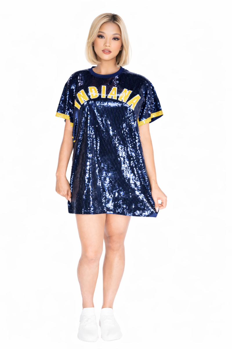 Indiana Basketball Sequin Dress