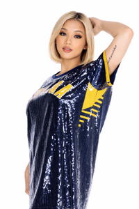 Indiana Basketball Sequin Dress