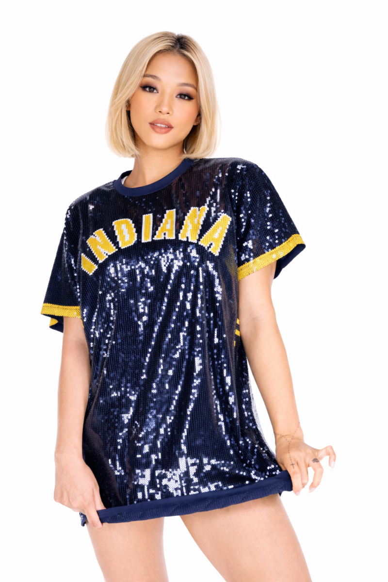 Indiana Basketball Sequin Dress