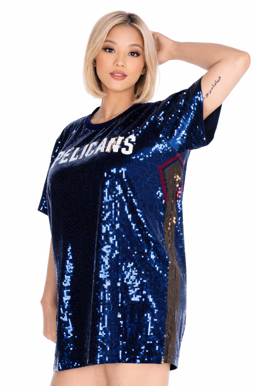 New Orleans Basketball Sequin Dress