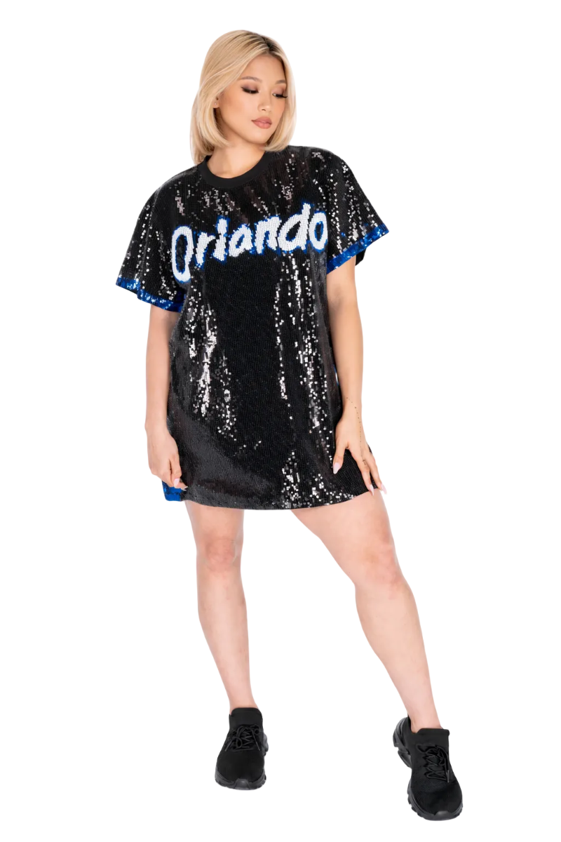 Orlando Basketball Sequin Dress
