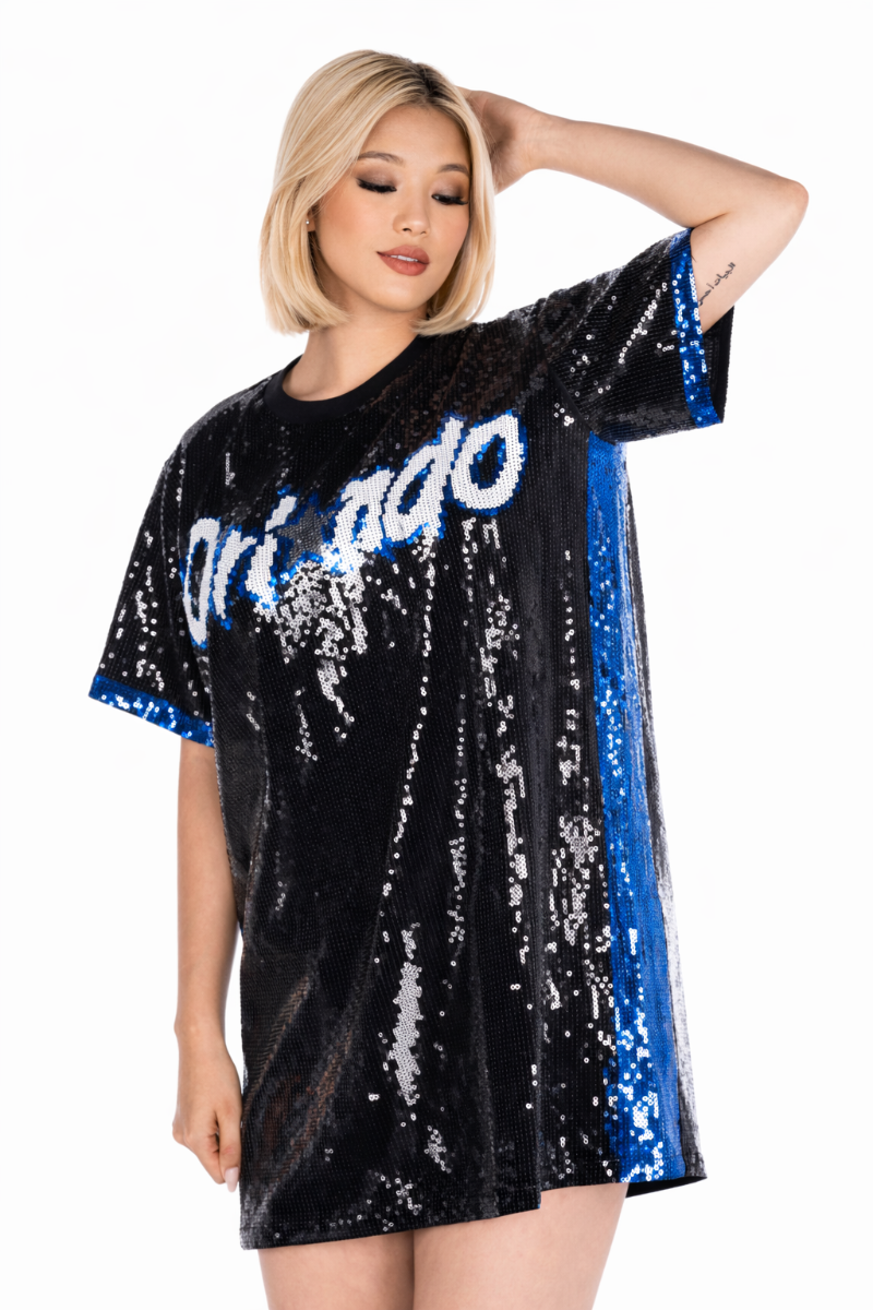 Orlando Basketball Sequin Dress