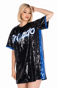 Orlando Basketball Sequin Dress