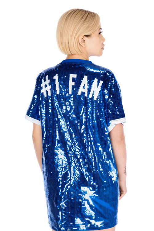 Dallas Basketball Sequin Dress