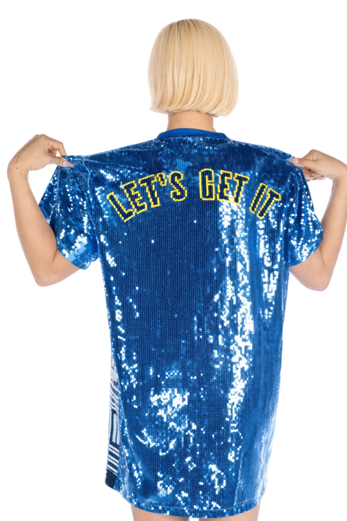 Memphis Basketball Sequin Dress