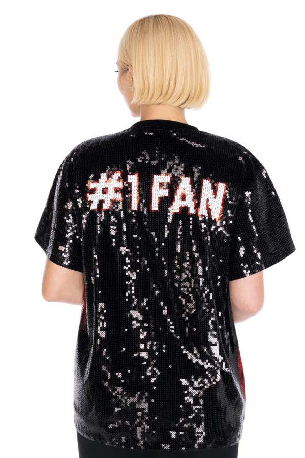 Miami Basketball Sequin Shirt