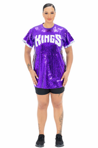 Sacramento Basketball Sequin Dress