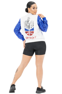 Detroit Basketball Sequin Jacket