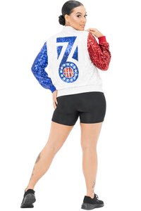 Philadelphia Basketball Sequin Jacket