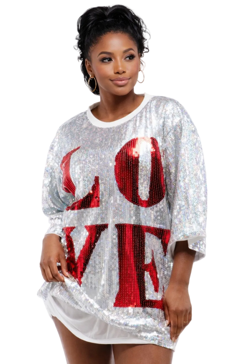 LOVE Sequin Dress