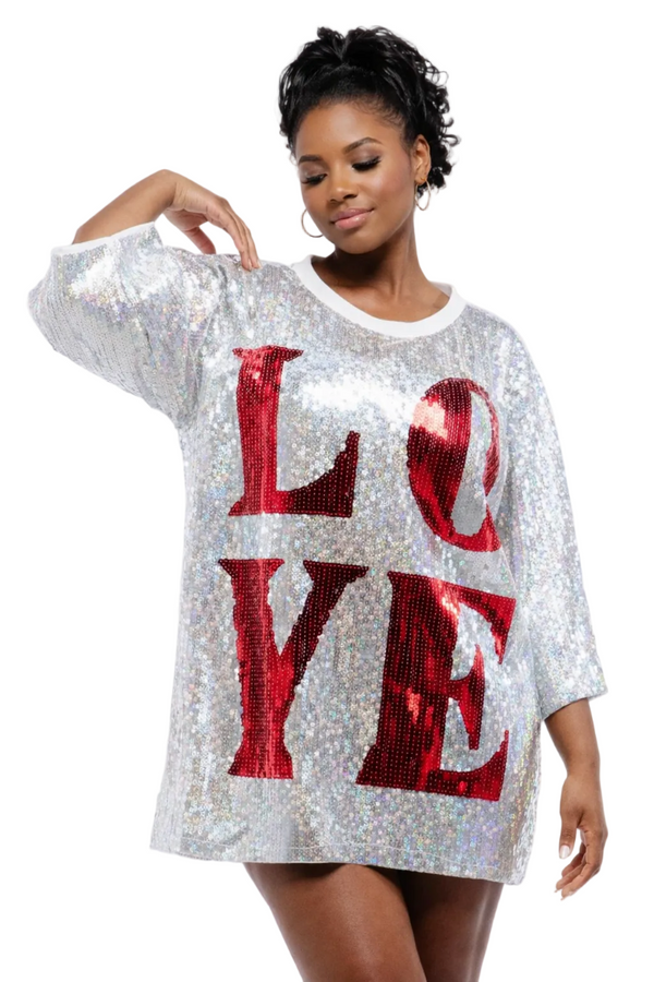 LOVE Sequin Dress